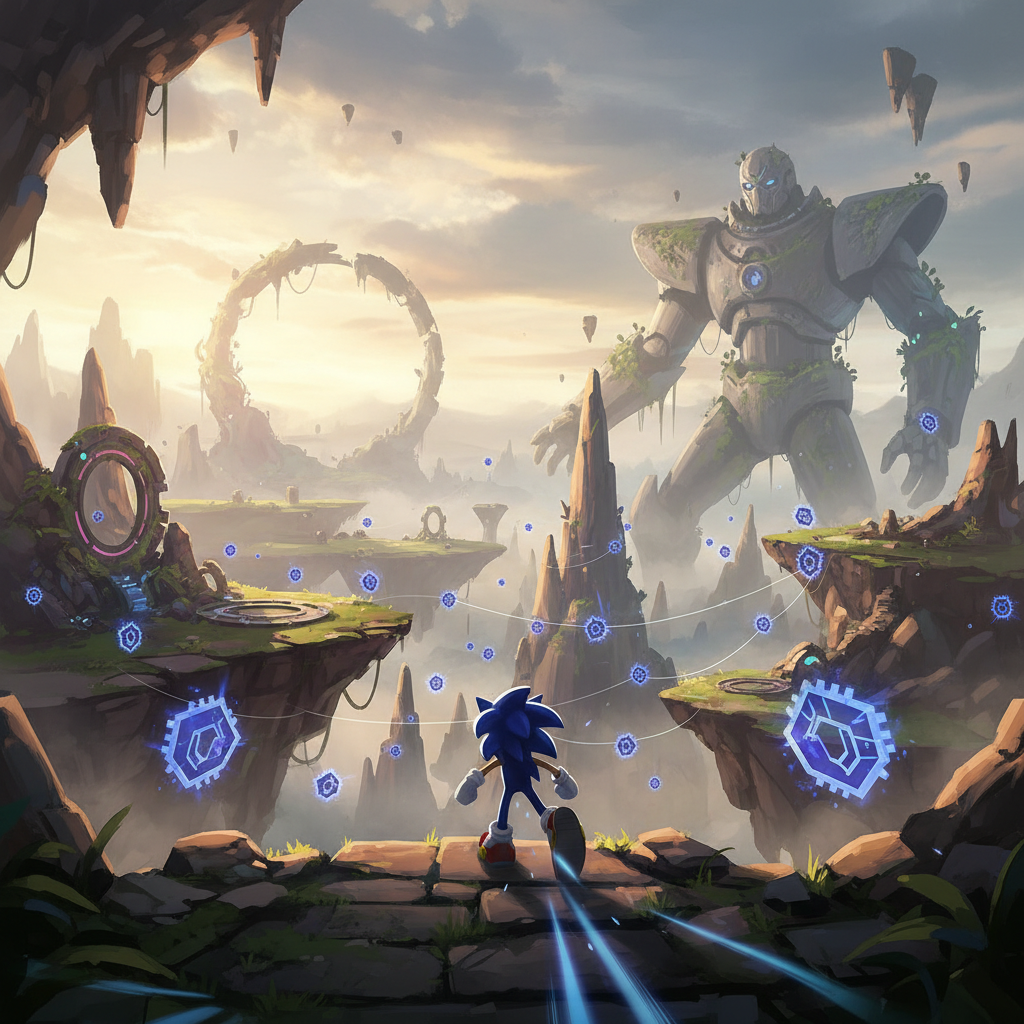 Sonic Frontiers: All Memory Token Locations on Kronos Island