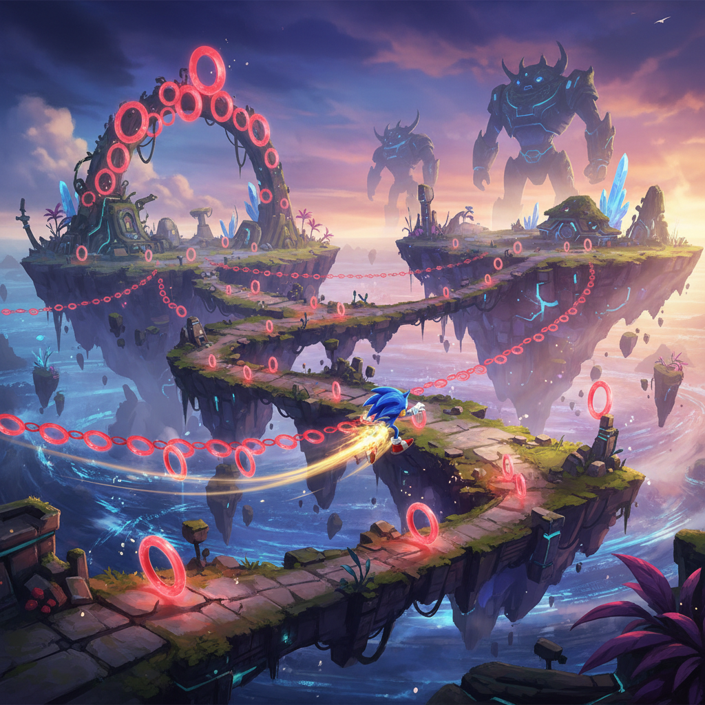 Sonic Frontiers: How to Get All Red Rings on the Starfall Islands